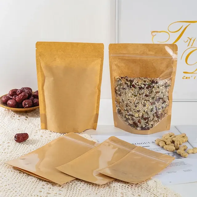 Kraft Paper Stand-Up Pouch 2
