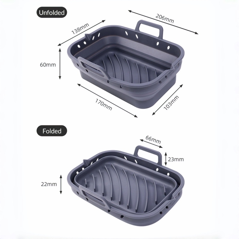 Rectangular Non-stick BPA Free Food Grade Silicone Durable 2