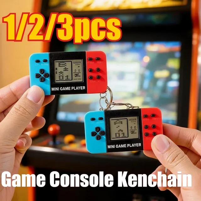 Retro Puzzle Keychain Handheld Game 2