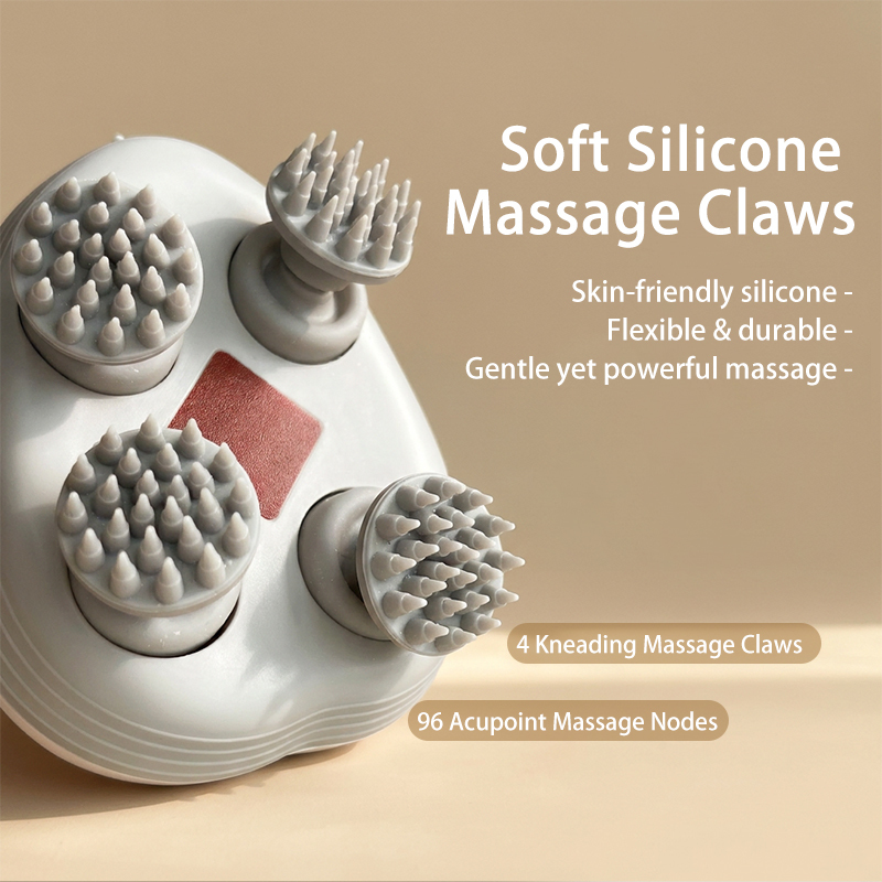 Waterproof Scalp Massager With Adjustable Intensities For Deep 4