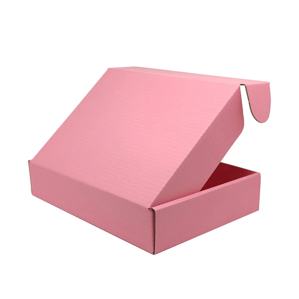 Pink Foldable Corrugated Mailer Box 2