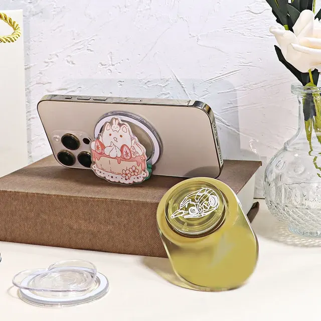 Acrylic Magnetic Phone Grip Stand 4