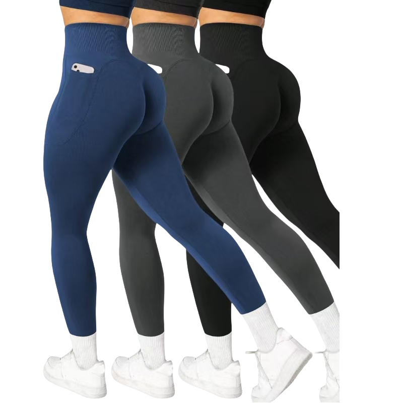 Seamless Legging Push up Mujer Tummy Control High