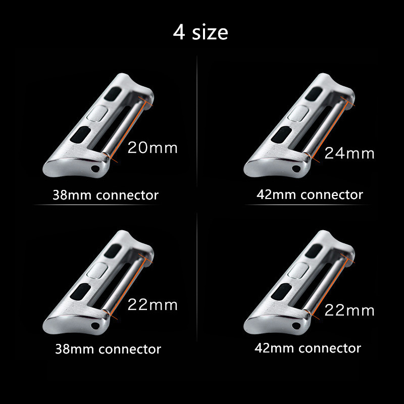 Stainless Steel Watch Band Adapter for Apple 8 2