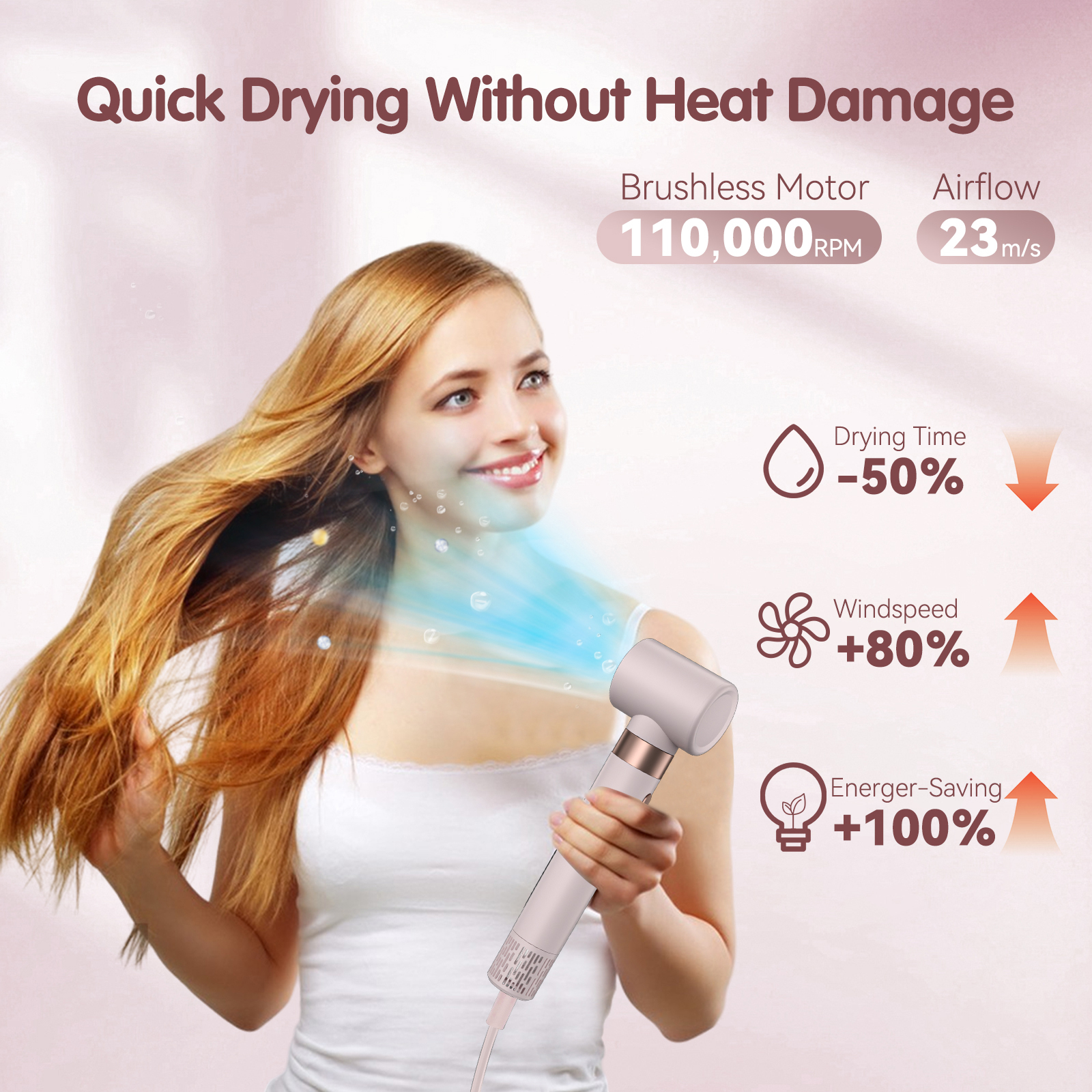 110000 Rpm 8 in 1 Styler Hair Dryer 4