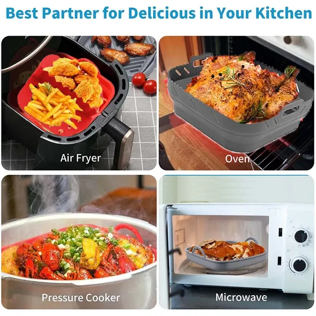 Silicone Air Fryer Liner 2