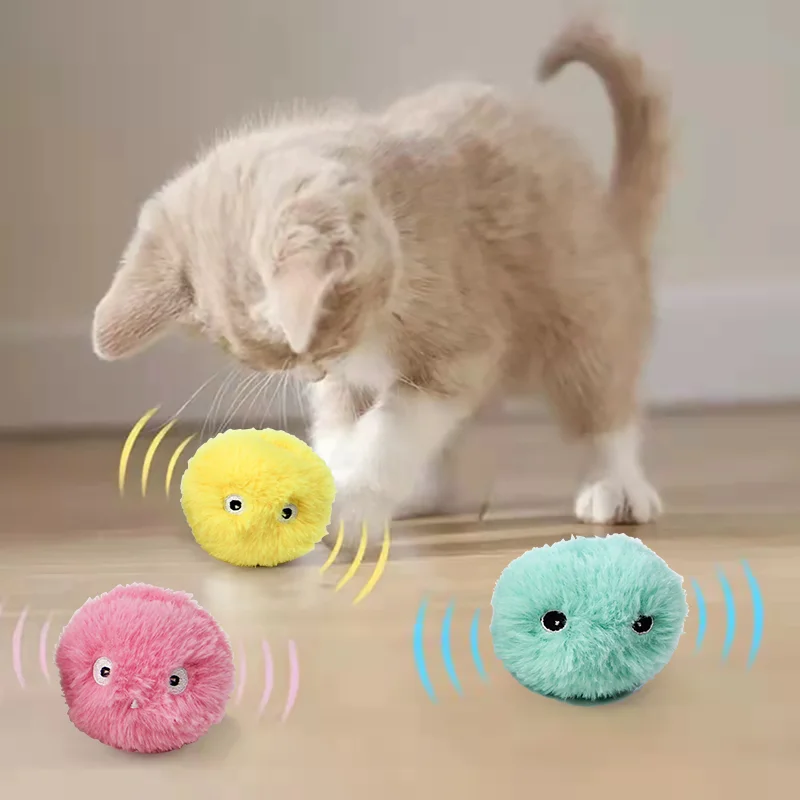 Interaktives Katzenspielzeug-Ball mit Katzenminze