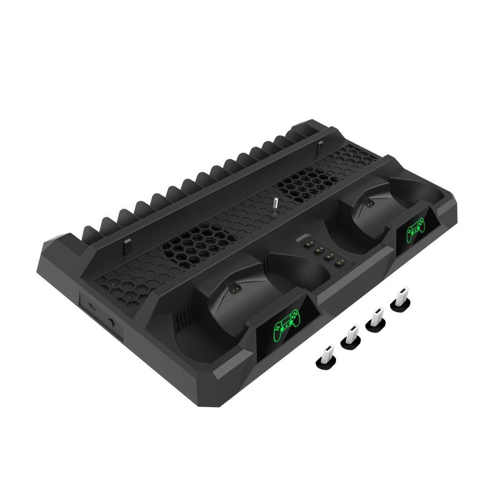 PS4 Dual Charging Dock with Cooling Fan Stand 3