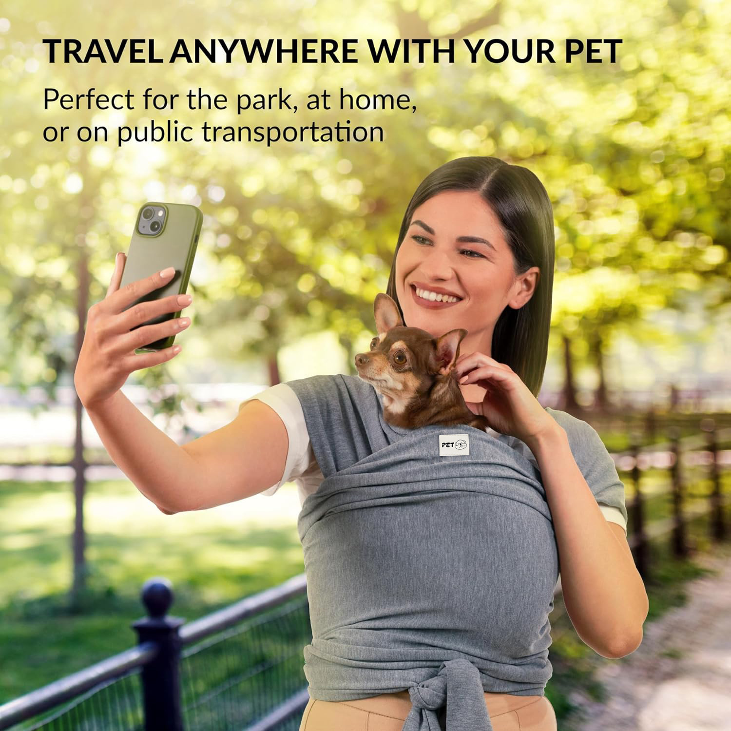 Foldable Pet Sling Bag For Small Dogs 3