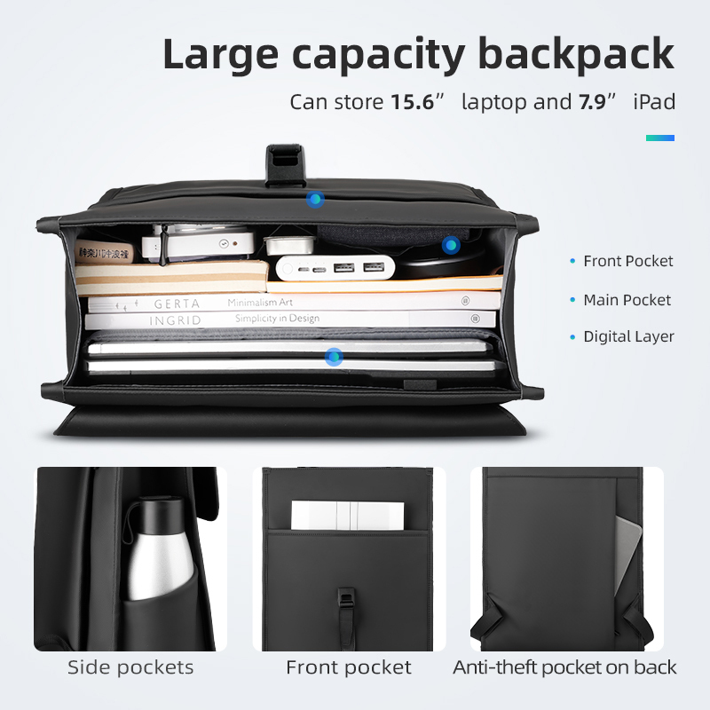 Waterproof 15.6-Inch Laptop Backpack 4