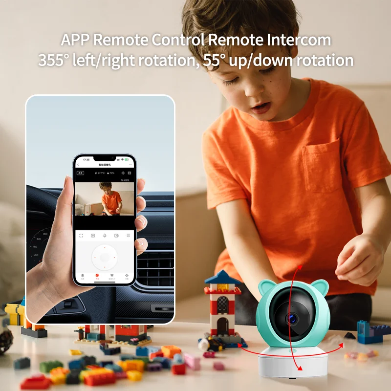 DANMINI 5" Tuya Babyphone 2K High Definition WiFi 2