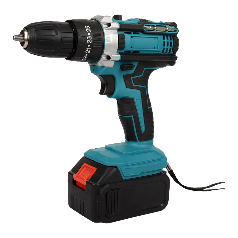 Industrial Multifunctional Lithium Electric Cordless Drill Set Rechargeable