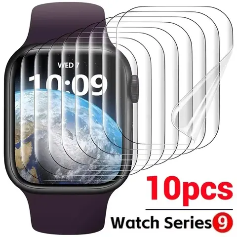 Hydrogel Displayschutzfolie für Apple Watch 10 Stück