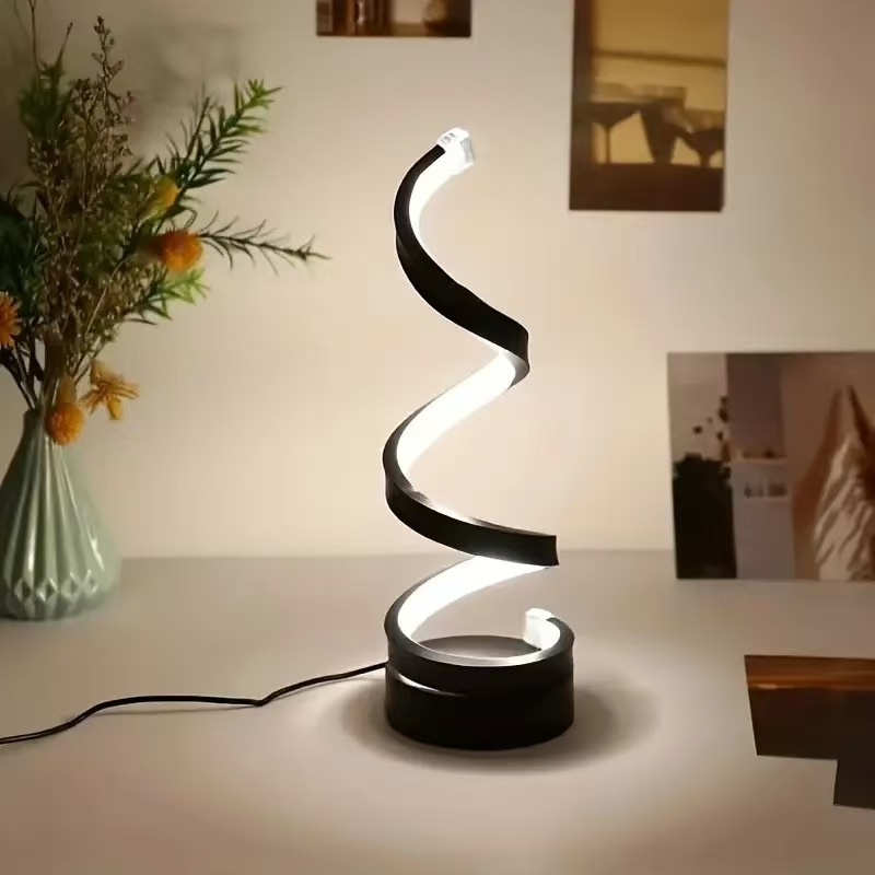 Minimalist LED Table Lamp with Touch Dimmer 2
