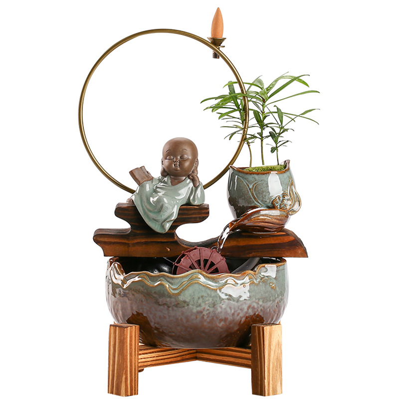 Aquarium Ecological Landscape Desktop Self-circulation Mini Small Change 2