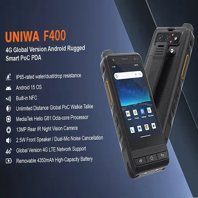 UNIWA F400 Zello POC Walkie Talkie Global 4G 2