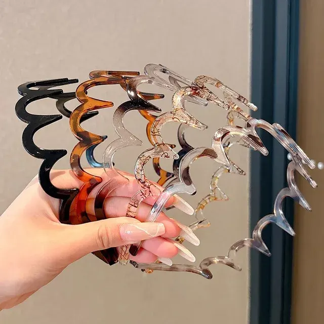 Wavy Acetate Hair Band for Women 3