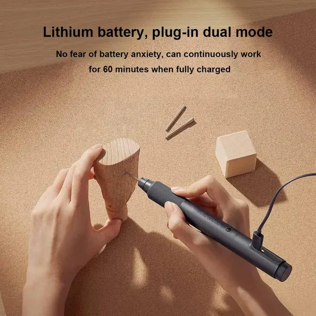 Xiaomi Mijia Elektrische Carving Pen Set Mini Bohrer 2