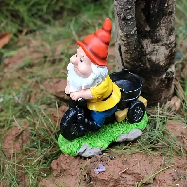 Garden Gnome on Bicycle 3