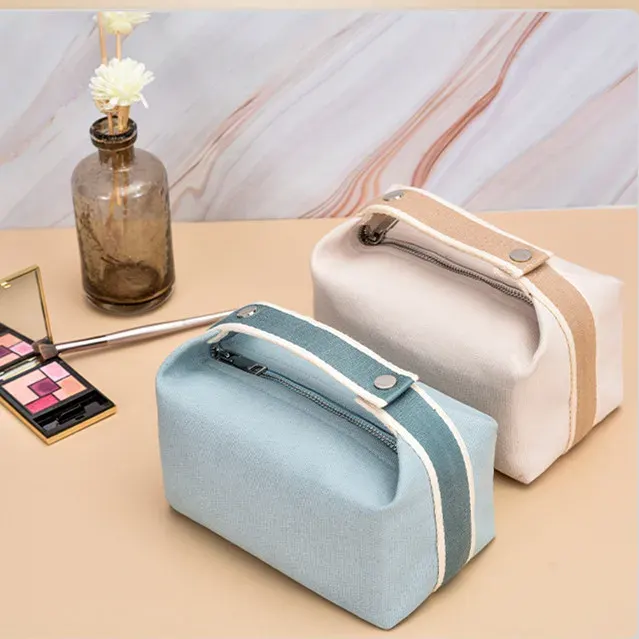 Canvas Toiletry Bag for Skincare and Travel 3