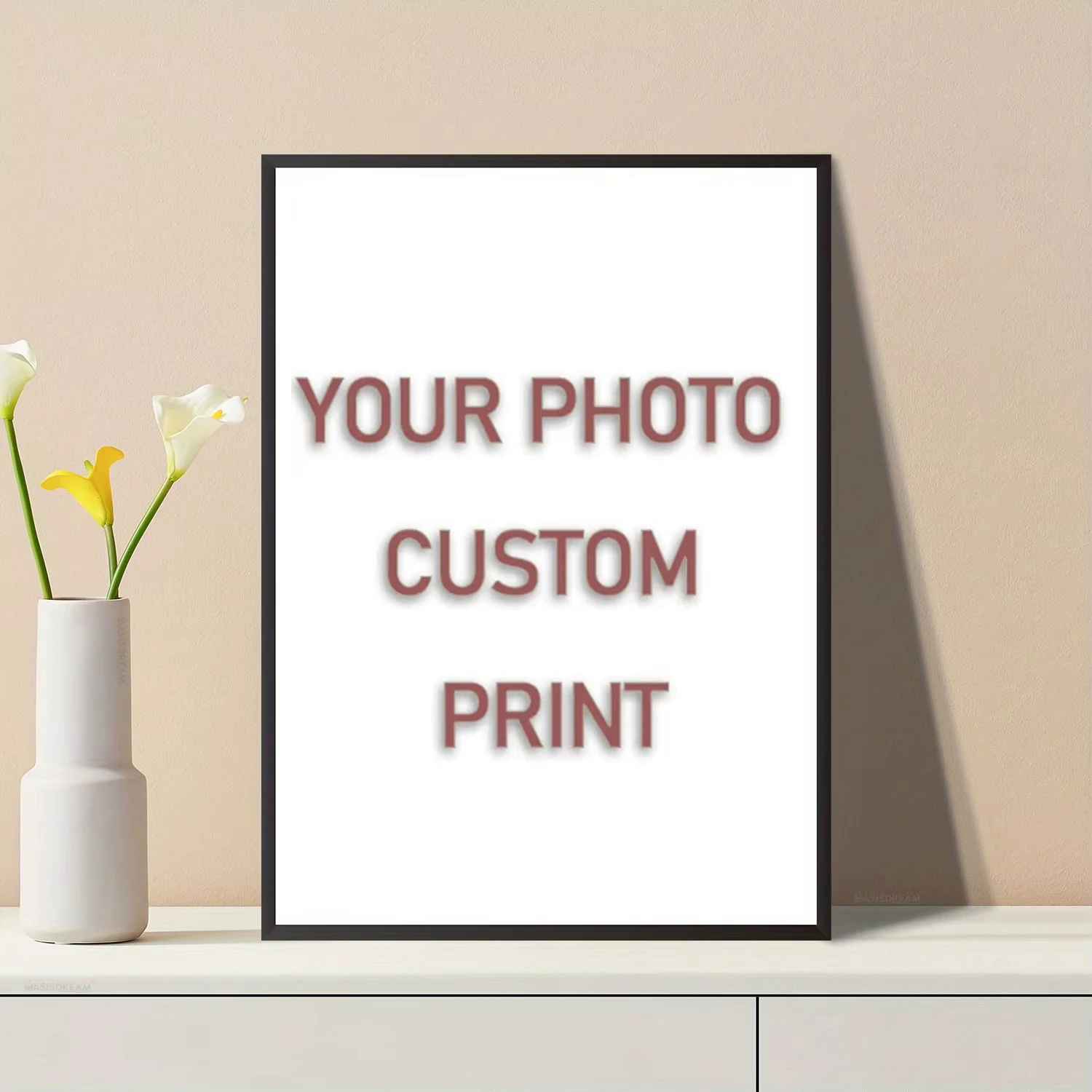 Benutzerdefinierter Leinwanddruck HD-Druck Personalisiertes Bild Individuelles Wandkunst-Poster Fotos