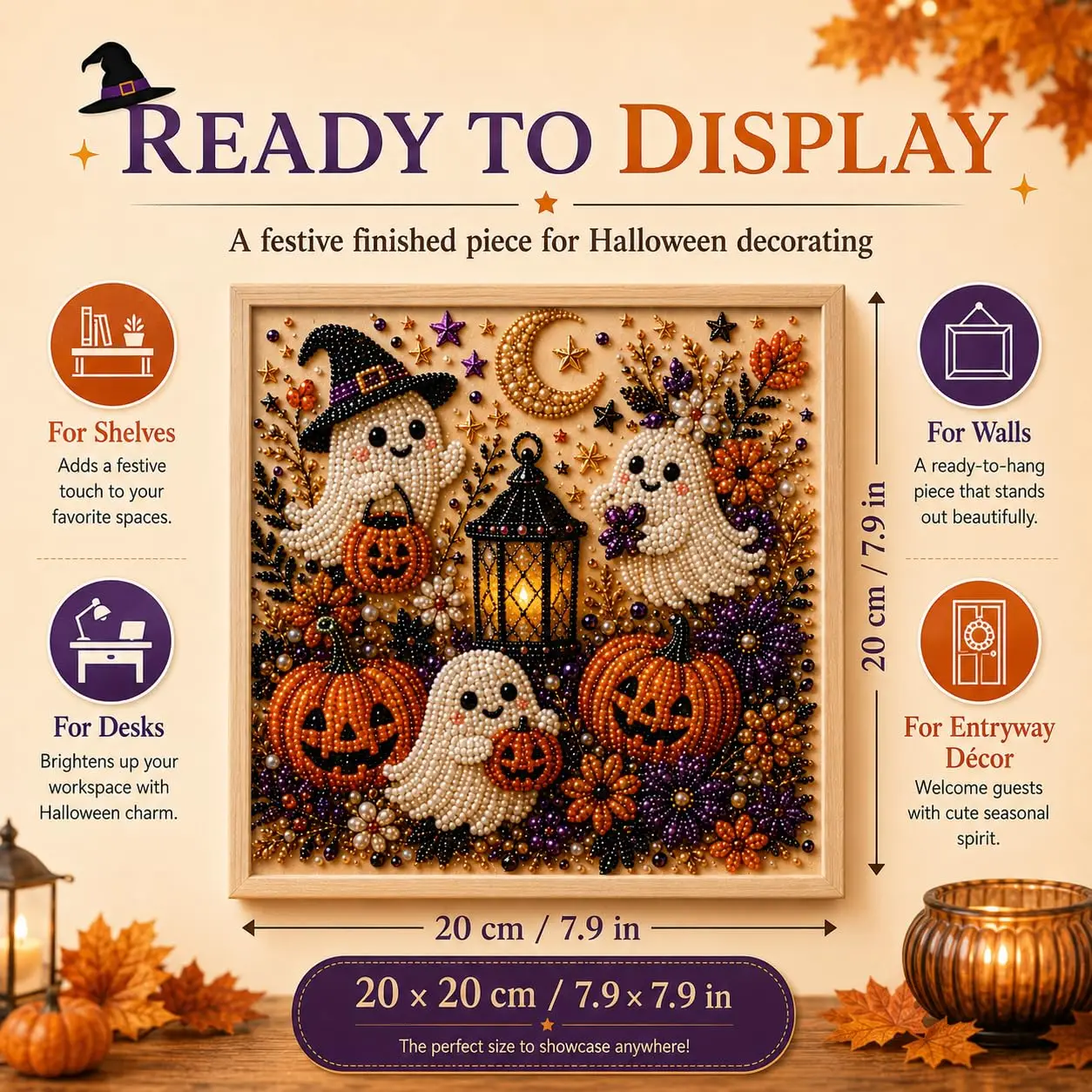 Halloween 3D Bead Art Kit for Adults 4