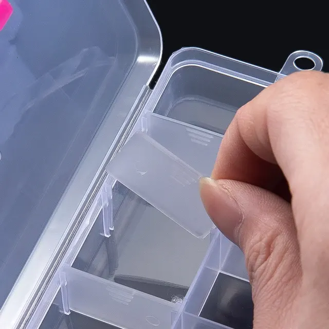 Transparent Adjustable Jewelry Storage Box 4
