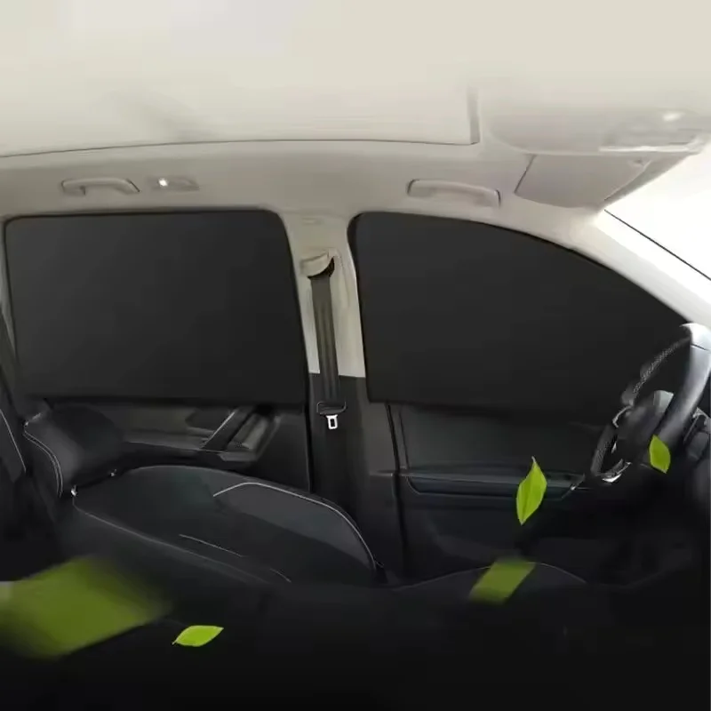 2-Piece Magnetic Car Window Sunshade 3