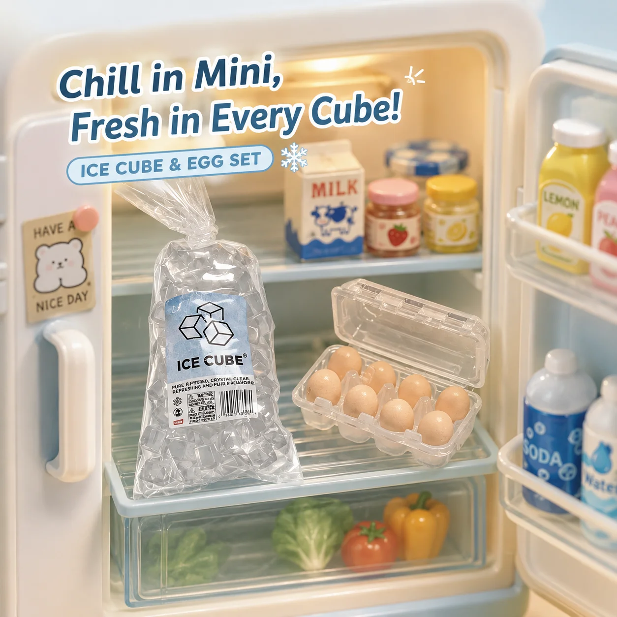 Original Mini Brand Fill The Fridge Luxus Miniatur-Spielzeug 2