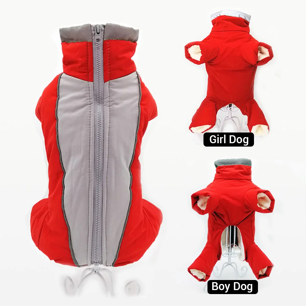 Winter-Overall für Hunde Warm Wasserdicht Haustier-Overall Hose Männlich