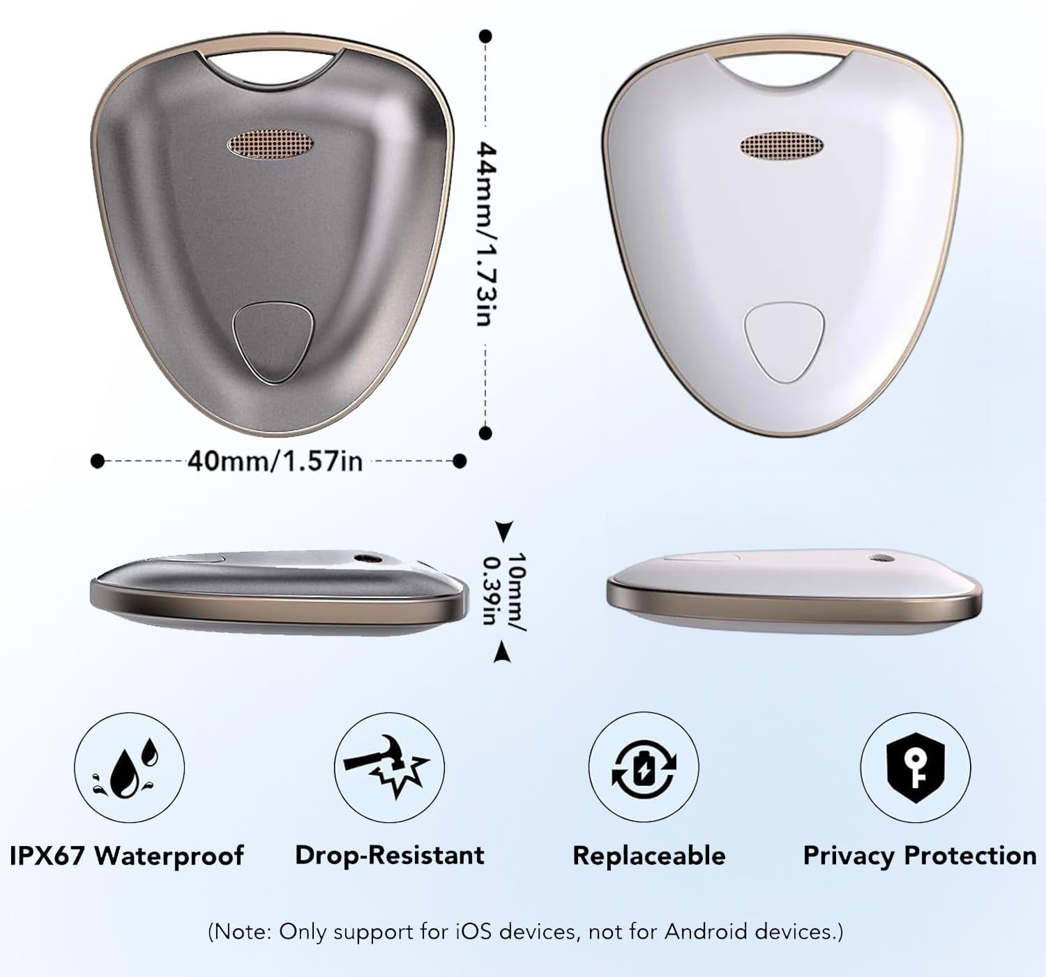 IP65 Bluetooth Key and Luggage Tracker 2