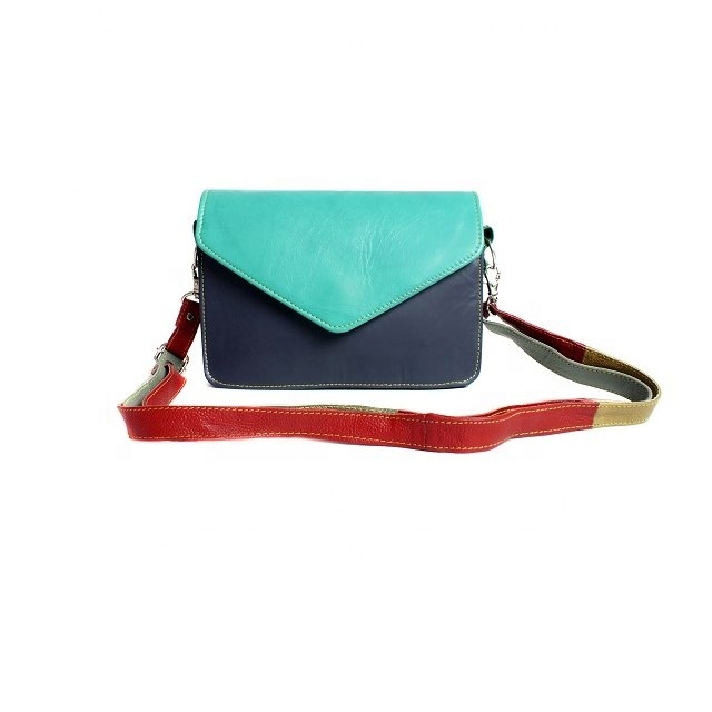 Fashion 100% Genuine Leather Square Crossbody Shoulder Bags