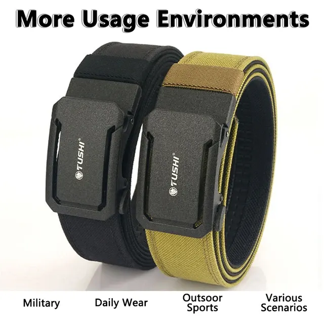 Tactical Police Belt with Metal Buckle 4