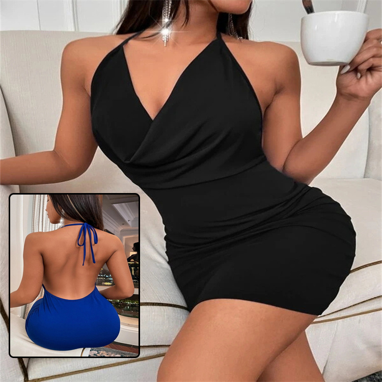 Neckholder Rückenfreies Kleid