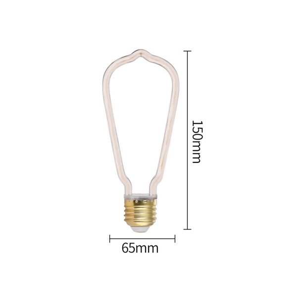 LED-Glühbirne E27 im Retro-Filament-Design