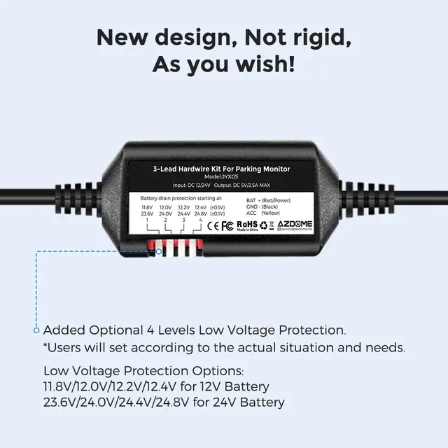 Dash Cam Power Cable 2