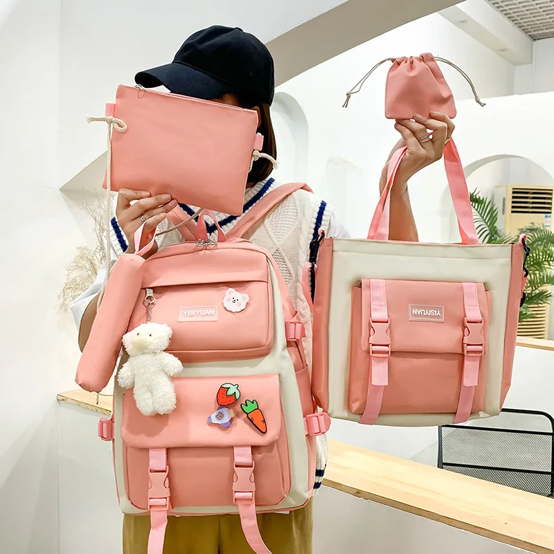 Neuer Freizeit-Schulrucksack für Mädchen der Klassen 4-6 Schultertasche 3