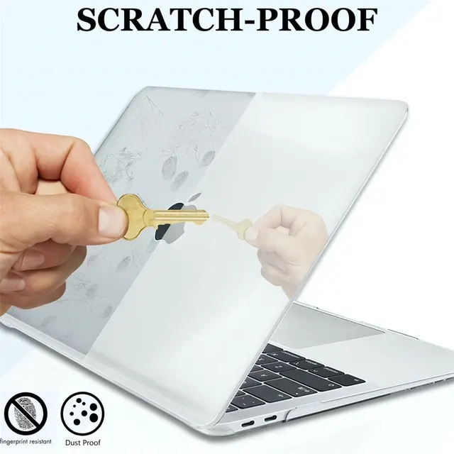 Crystal Clear Hard Shell Laptop Case 13 Inch 3