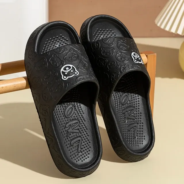 Summer Slippers with Bear Print 4