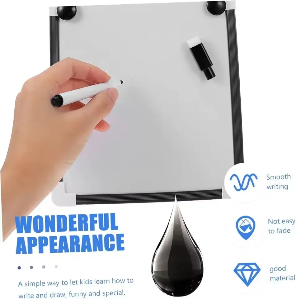 Magnetische Schwarze Whiteboard-Marker mit Radierkappe Trocken Abwischbare Marker 3