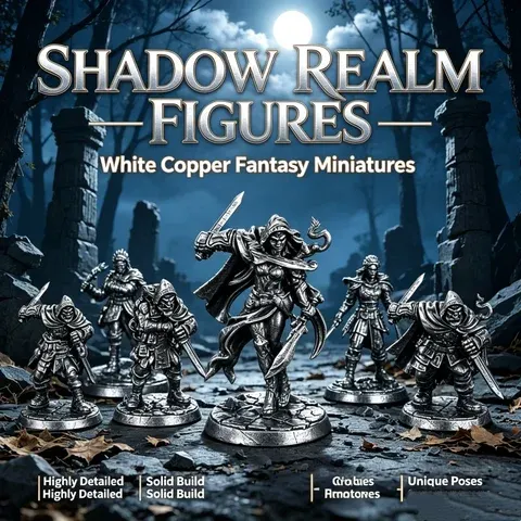 Unpainted Metal Miniature Figures