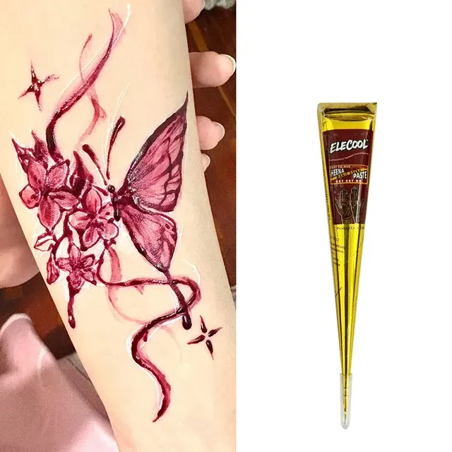 Black Henna Temporary Tattoo Paste 2