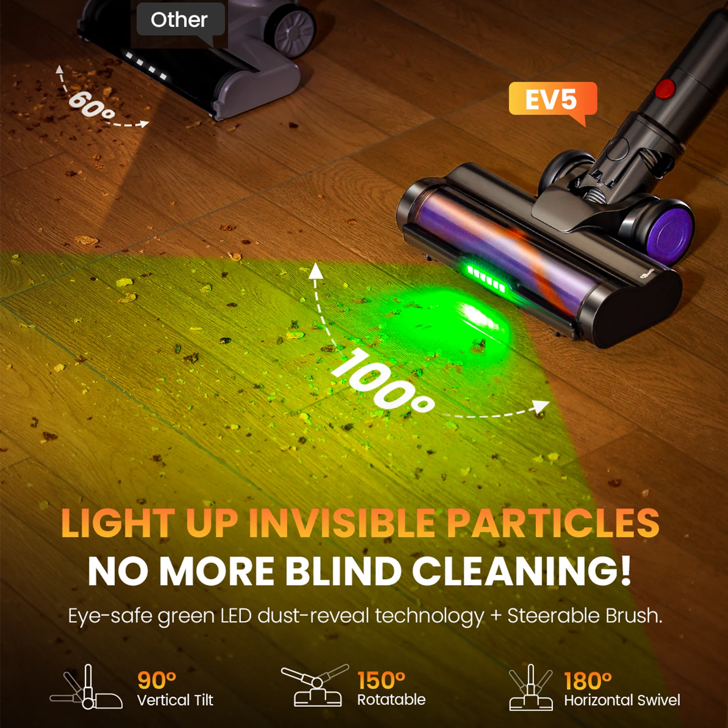 LED Display Handheld Vacuum for Pet Hair 4