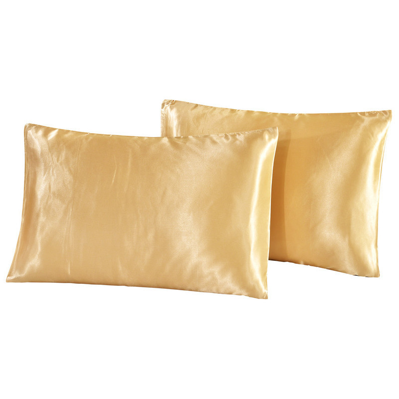 Satin Imitation Silk Pillowcase