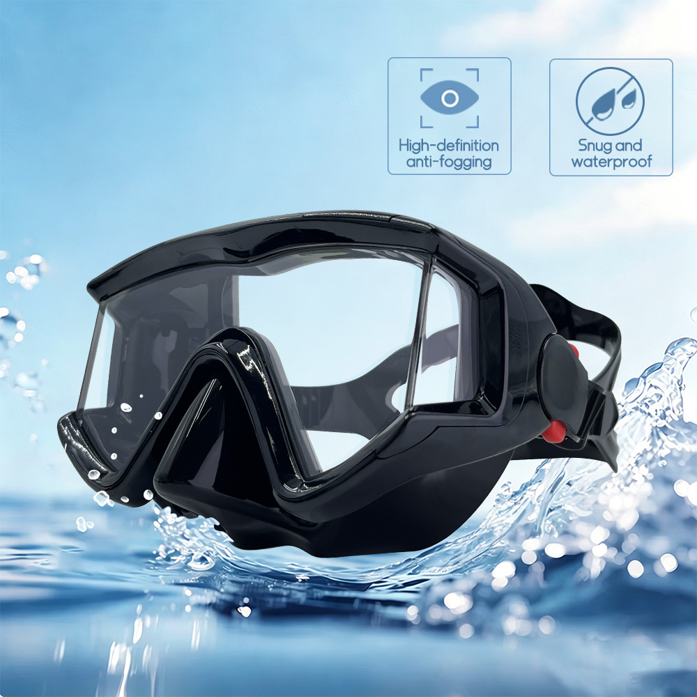 Three-Panel Panoramic Scuba Diving Mask 3