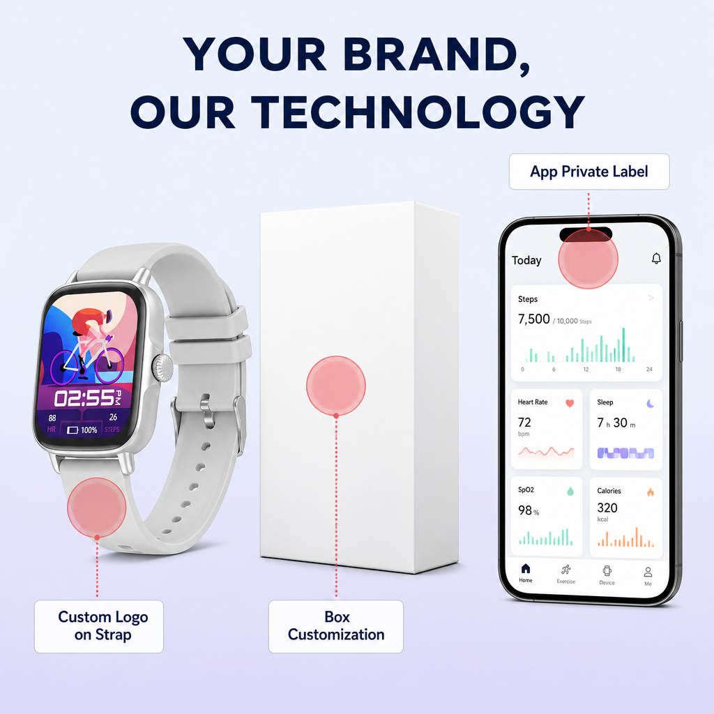 Smartwatch mit Anruffunktion und IP67 4