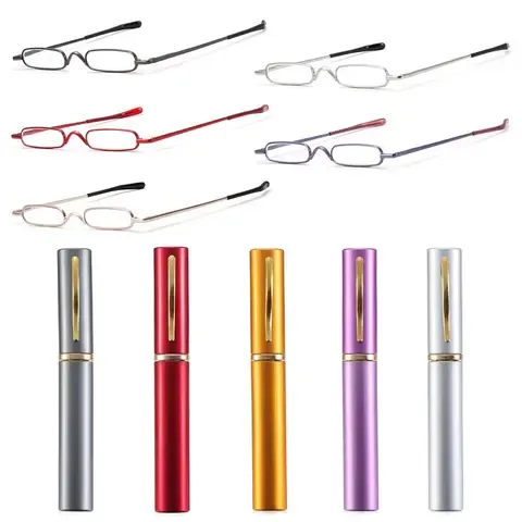 Schlanke Röhrenlesebrille