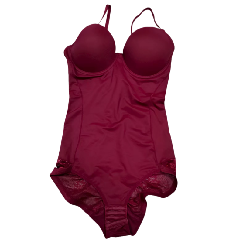 Lace Push-Up Shapewear Bodysuit with Tummy Control 2