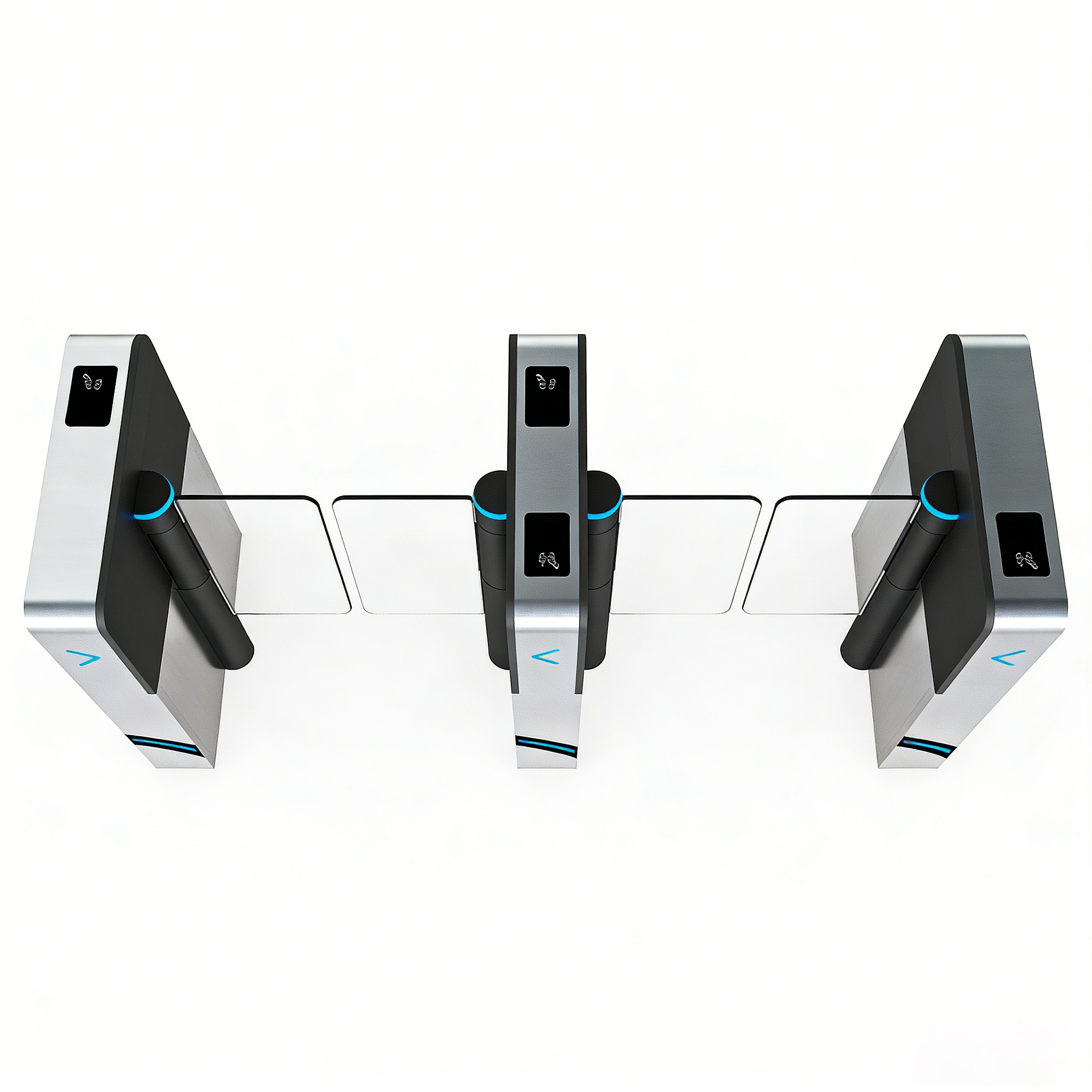 Stainless Steel RGB Swing Turnstile Gate IP66 4