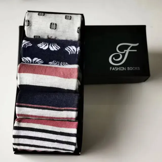 Men's 5-Pair Box Socks Gift Set 2